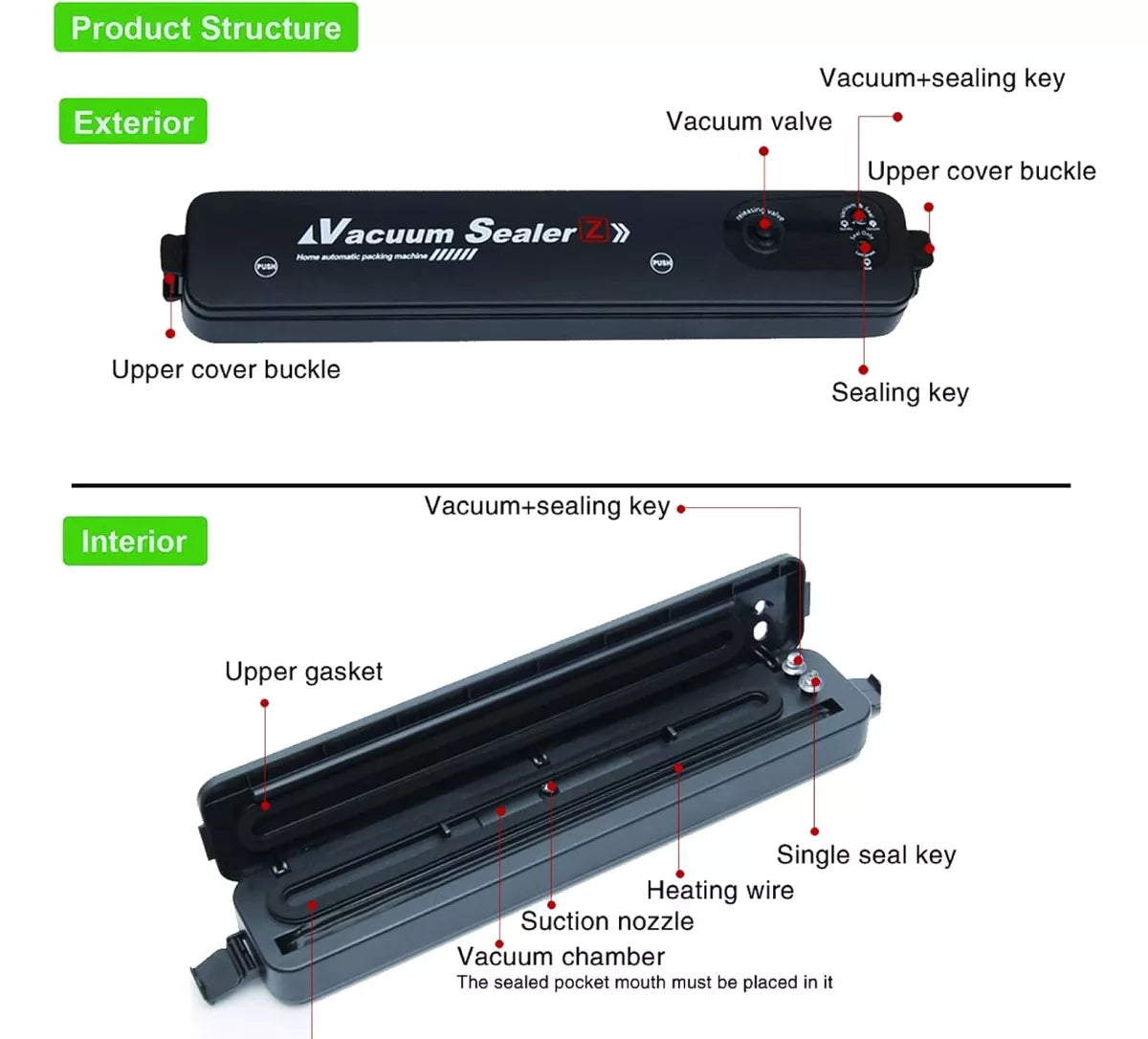 Maquina Selladora al Vacio Calidad 1A